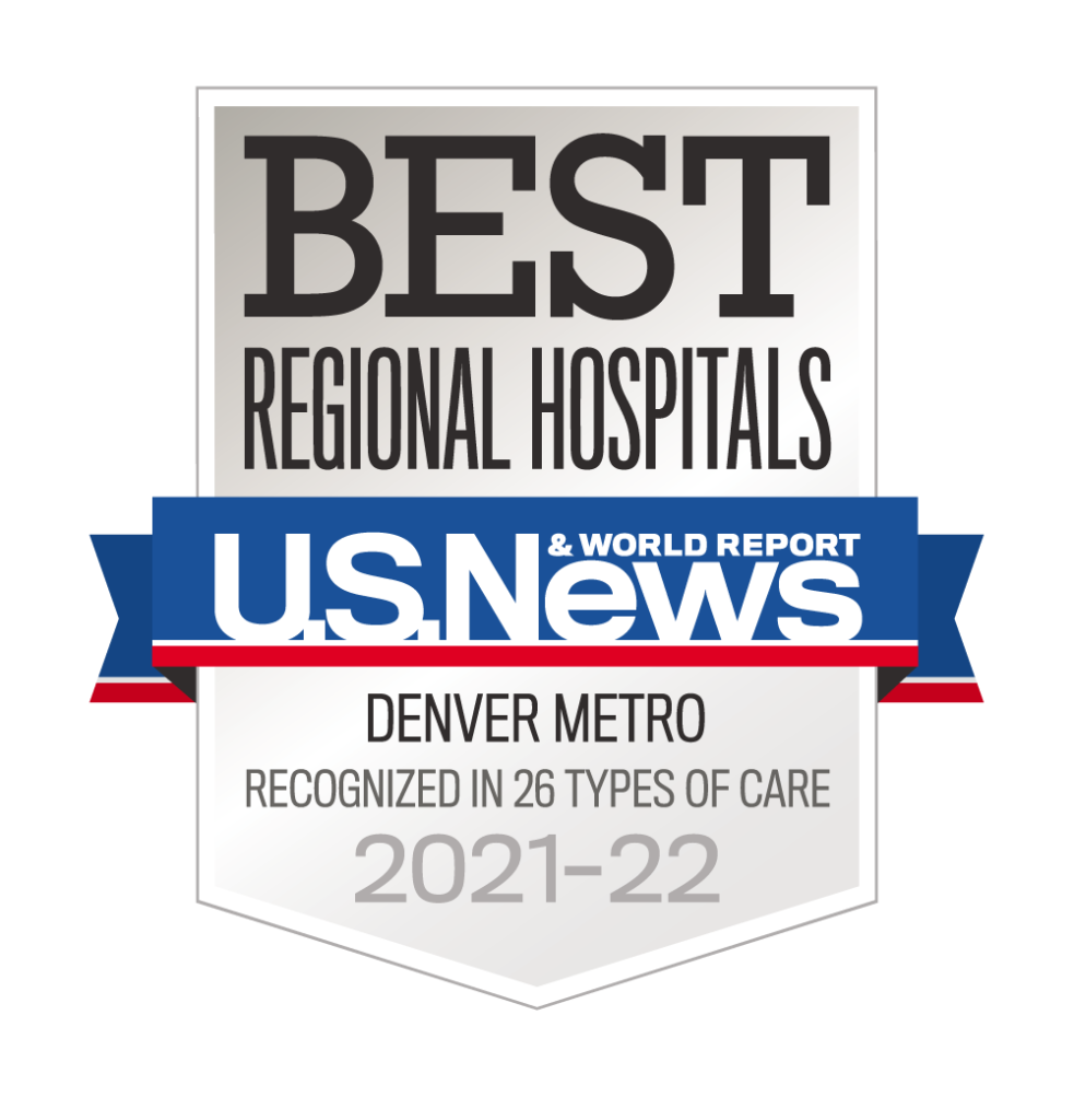 US News Best Regional Hospitals badge - UCHealth University of Colorado Hospital
