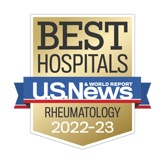 US News UCH Rheumatology badge 2022-23
