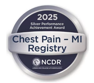 Insignia del Premio de Oro al Dolor de Pecho NCDR 2023
