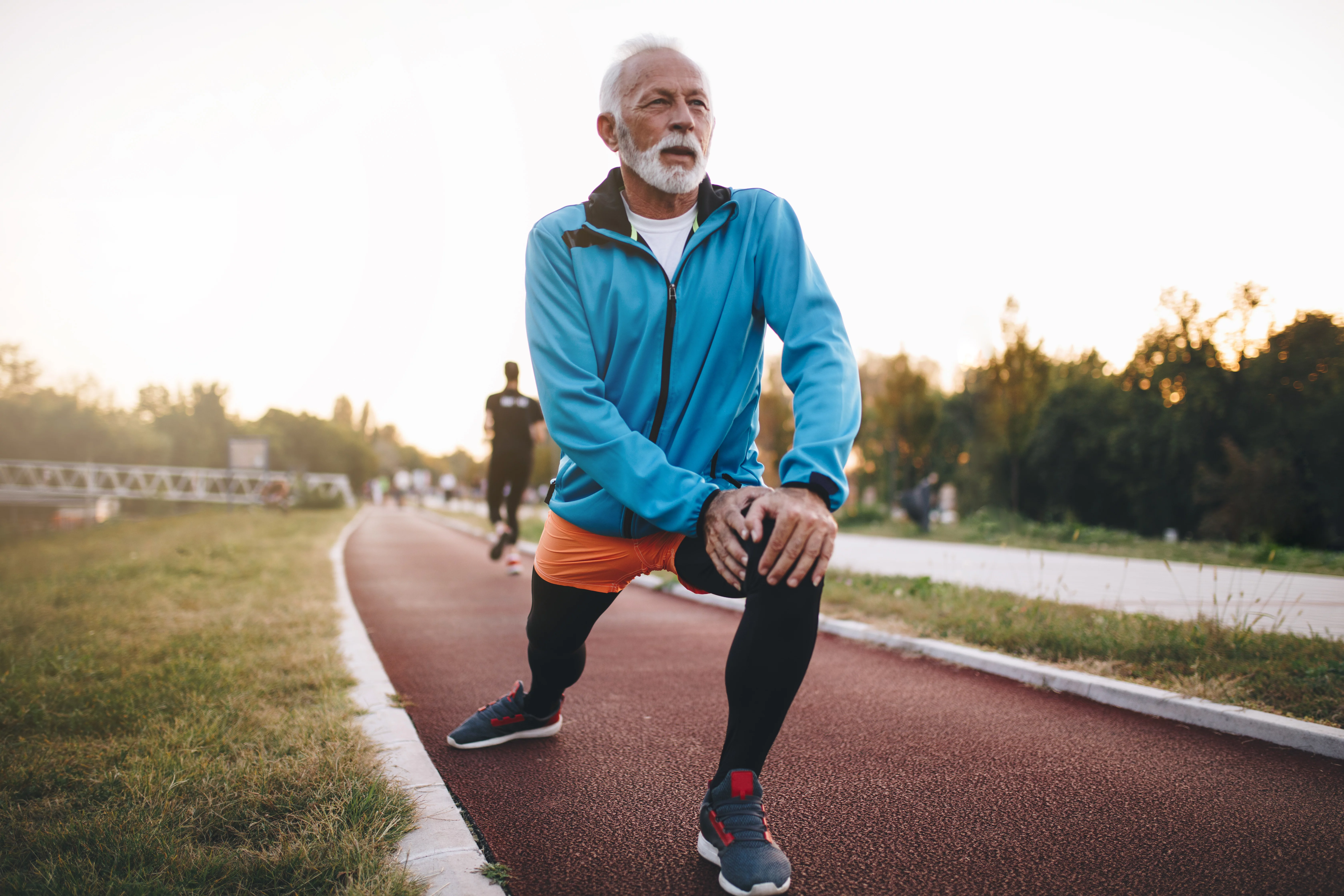 UCHealth Patient IQ man stretching