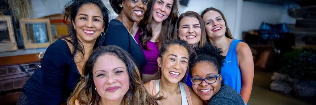 UCHealth menopause. Group of women smiling for camera.