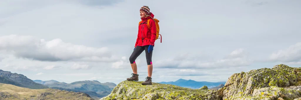UCHealth my health connection woman hiking on mountain