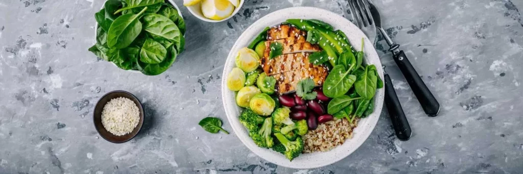 UCHealth healthy and colorful meal on counter