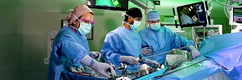 UCHealth doctors performing surgery in operating room