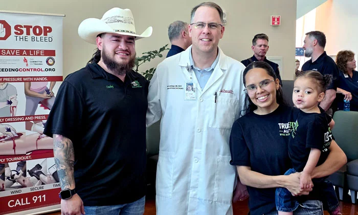 UCHealth Letters from Liz - 2026- Cowboy Lopez with family