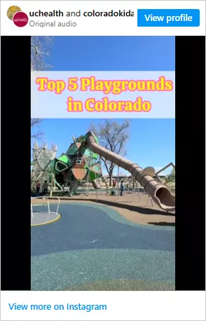 Los 5 mejores parques infantiles en Colorado.