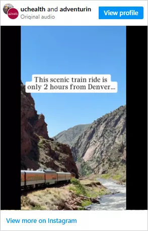 Guarde esto para su lista de deseos: Tren de la ruta Royal Gorge.