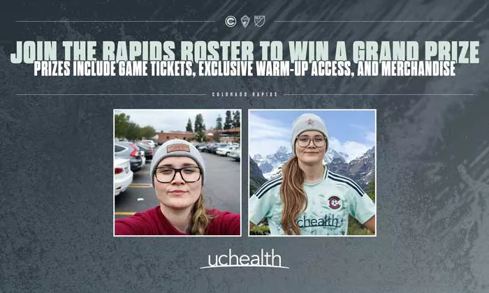 UCHealth y Colorado Rapids - ¡Únete a la lista de Rapids con el poder de la IA!