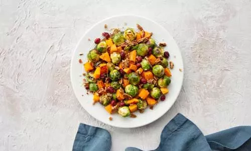 Natural Grocers Roasted Brussels Sprouts & Butternut Squash