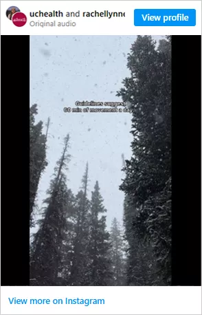 Experts recommend 60 minutes of movement a day… so we chose 6 hours in a snowstorm.