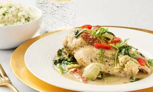 Slow Cooker Tuscan Chicken