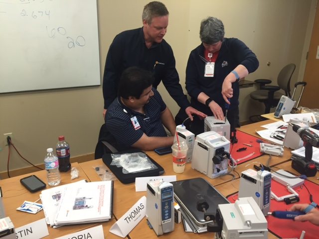 Tin-depth training on Alaris Pumps