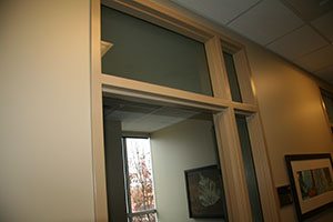 Frosted glass