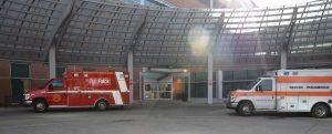 a picture of ambulances