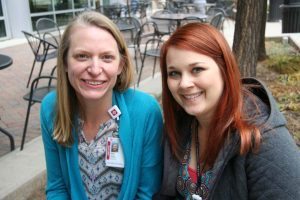 Amy Jones (left) and Angela Wibben joined the Palliative Care team at UCH in September.