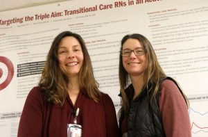 Two nurses pose for a photo. They are Andrea Hooley and Jennifer Nolte.