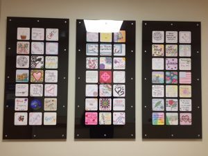 The Patient and Family Advisory Council collaborated with Spiritual Care to add art to a long hallway at Memorial Hospital Central.