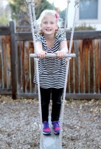 Sofia Armstrong, 8, who was born at 31 weeks gestation at Poudre Valley Hospital, is now a healthy, active girl. Photo by Kati Blocker, UCHealth.