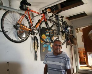 The bike in Flores garage is rolling again, thanks to DBS.