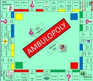 picture of UCH's spin off the Monopoly board