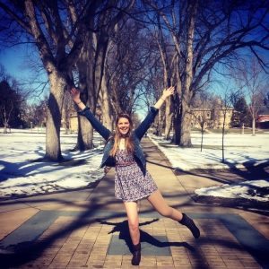 This is a photo of Allyson Hannah, who has had lymphedema since birth. Now that she’s decided to actively participate in the management of her condition, she realizes it doesn’t have to hold her back.