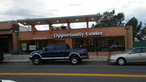 Photo of the Dayton Street Opportunity Center in Aurora, where the DAWN Clinic is housed.