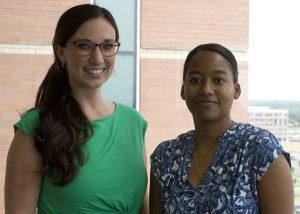 Portrait of Kasey Bowden, left, and Amira Del Pino-Jones, who launched UCHealth's University of Colorado Hospital's Sickle Cell Transitions program.