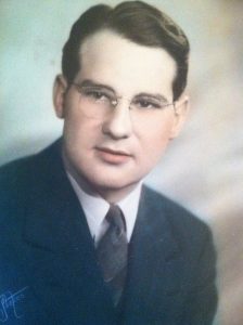 Vernon Bingham as a high school senior, 1937.