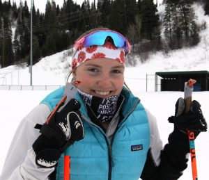 Maggie Morton trains at Howelsen Hill.