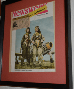 A photo shows an Air Force general as he appeared in Newsweek magazine in 1951.