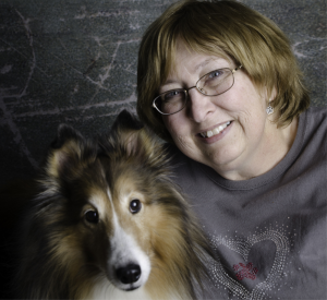 Sheri John with Lassie, her agility dog