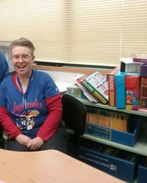 Terrie Karp is pictured in her classroom.