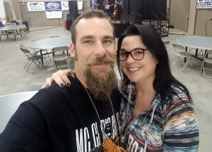 couple smiling for selfie