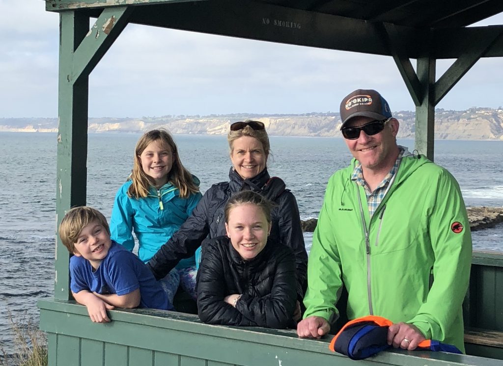 This is a photo of the Mitchell family.
