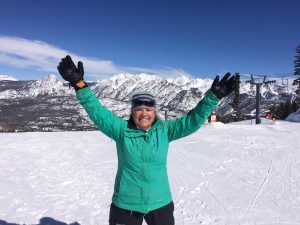 Just over three months after Hunt performed the surgery on her ankle, Carlson was back skiing at Purgatory on Feb. 28. She had 16 days in by April 29.
