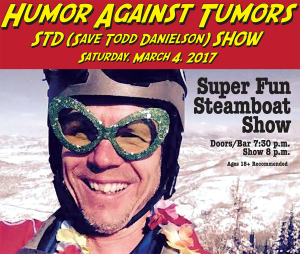 This is an ad for the February 2017 Super Fun Steamboat Show that benefited Danielson.