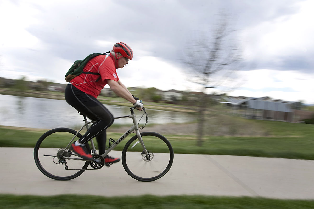After addressing his abnormal heart rhythm, this man is back to riding his bike