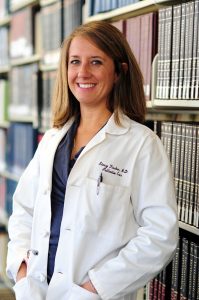Dr. Stacy Fischer is principal investigator at CU for the palliative care telehealth trial. Photo by UCHealth.