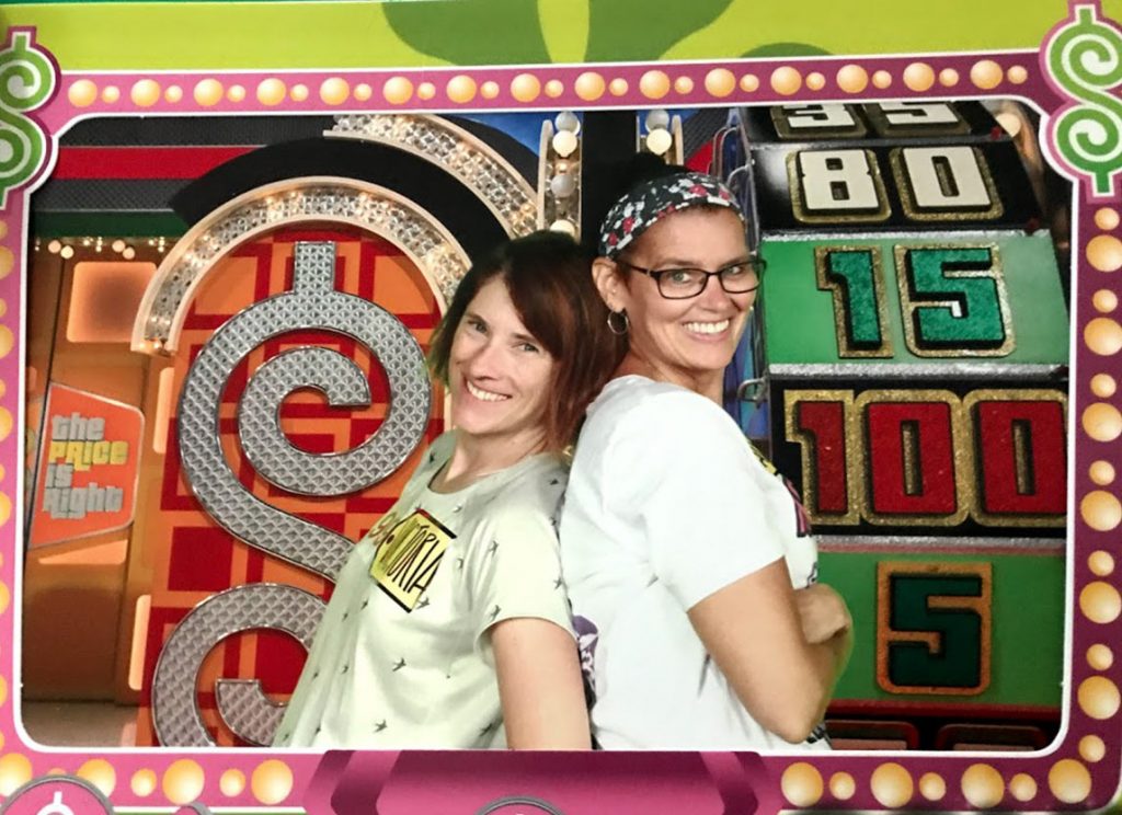 Marybeth Hoffman appears on the set of The Price is Right