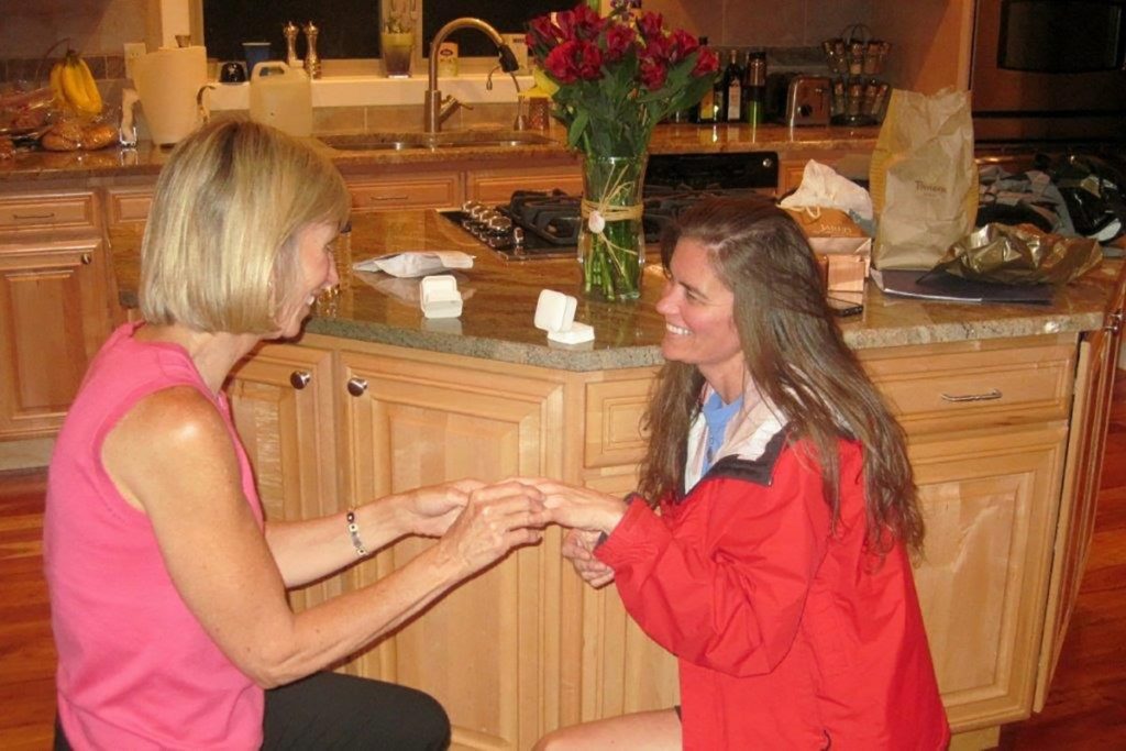 Marybeth slips a ring on her now wife Terry, deciding to get married while also fighting pancreatic cancer.