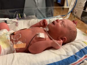This is a photo of newborn Mimi McDaniel.