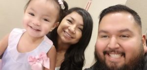 Claudia, Ernesto and 18-month Camila. Photo courtesy of Ernesto Castro.