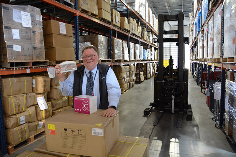 Glenn Schmidt helped keep supplies in stock for UCHealth's 12 hospitals