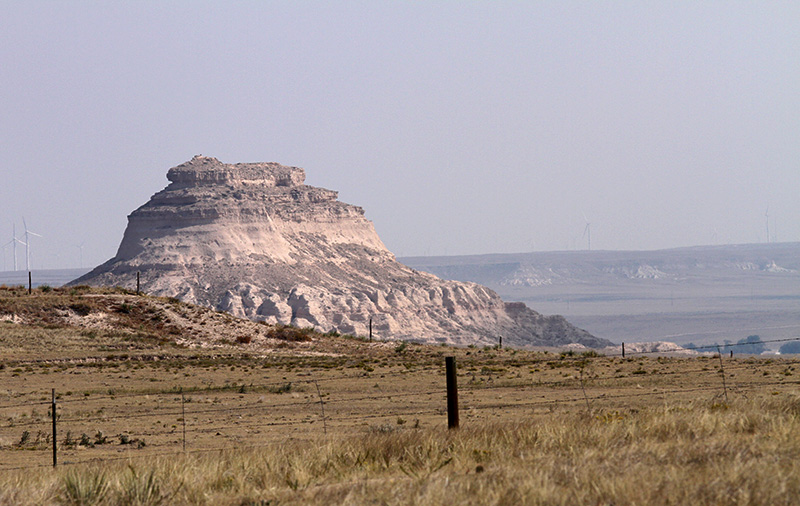 A butte at the Pawnee National Grassland.