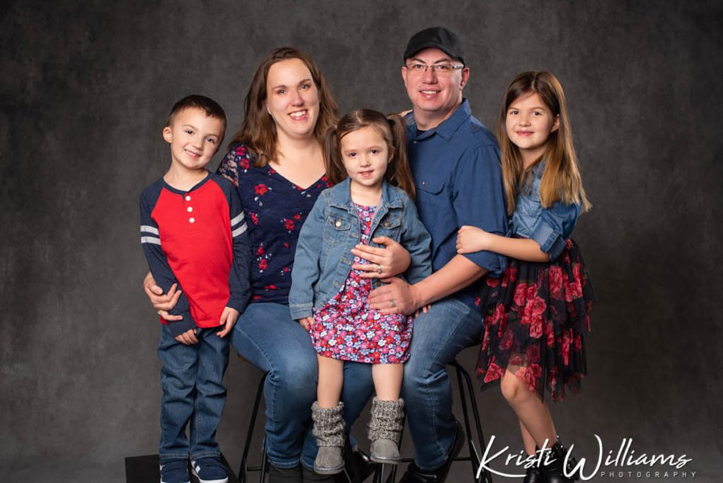 Abby Zamora, husband Steven and their three children, all had a certified nurse midwive birth at UCHealth.