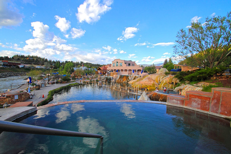 The Springs Resort in Pagosa Springs is one of several hot springs in Colorado.