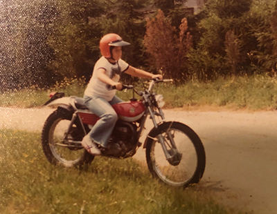 Dr. Richard Zane loved riding motorcycles as a boy.