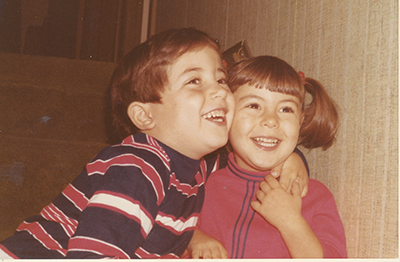 Dr. Richard Zane is confident that COVID-19 vaccines are safe. Here, he poses with his sister, Daniela, when the two were kids.