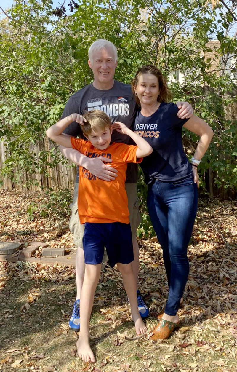 Garry Keller, with his wife, Becky, and son, Boden. Photo courtesy of Garry Keller.