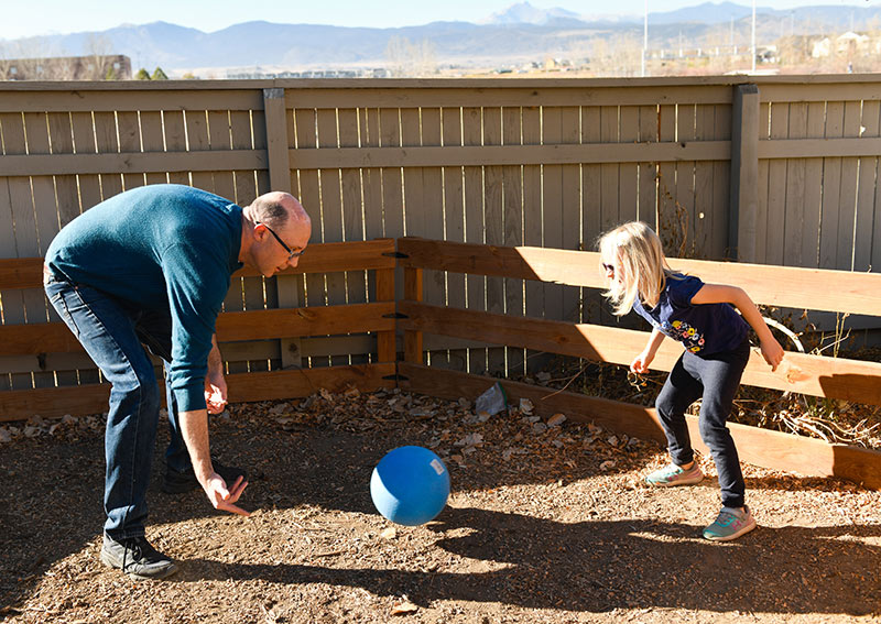 DBS for Parkinson's has made it possible for Mike Whitt to play a game called Gaga Ball with his daughter.